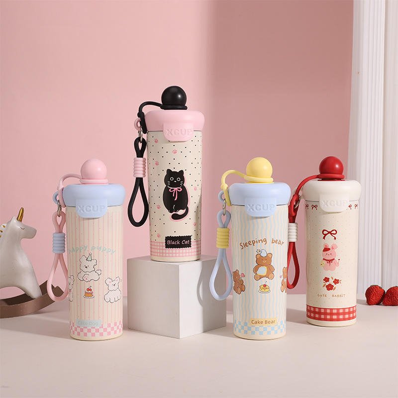 Koleksi termos karakter pastel dari Zie Stationary Jakarta Barat